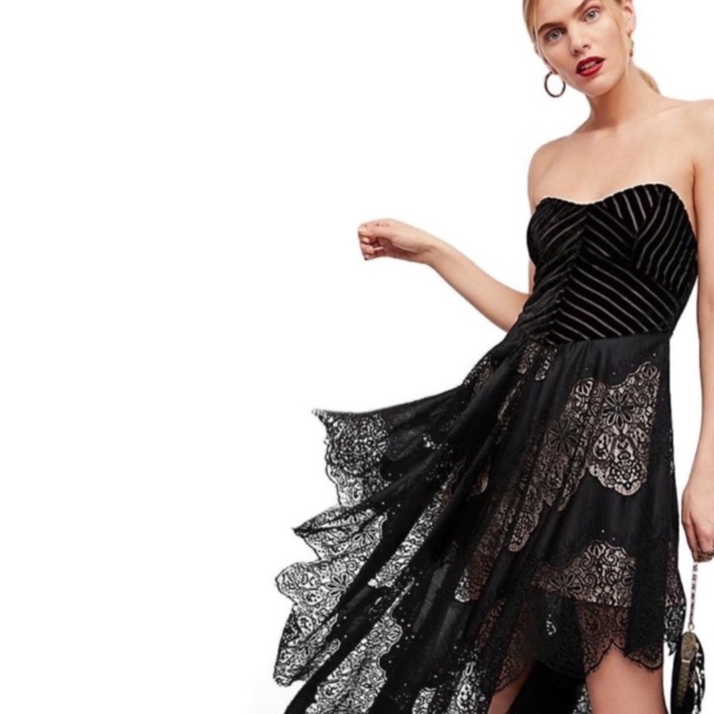 Free People Black Fairy Dress